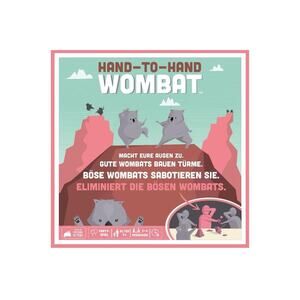 Hand-To-Hand Wombat Party Game by Exploding Kittens ~ AGE 7+